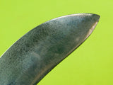 Vintage Custom Made Handmade Skinner Hunting Knife w/ Sheath