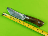 Vintage Custom Made Handmade Skinner Hunting Knife w/ Sheath