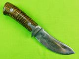 Vintage Custom Made Handmade Skinner Hunting Knife w/ Sheath