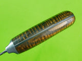 Vintage Custom Made Handmade Skinner Hunting Knife w/ Sheath