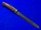 Vintage Czechoslovakian Czech Bayonet Fighting Knife & Scabbard