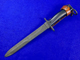 Vintage French France Bayonet Fighting Knife w/ Scabbard