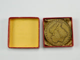 Vintage German Germany 1935 Dated Bronze Table Medal w/ Box