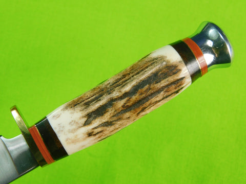 Vintage German Germany Linder Solingen Traveler Stag Handle Knife