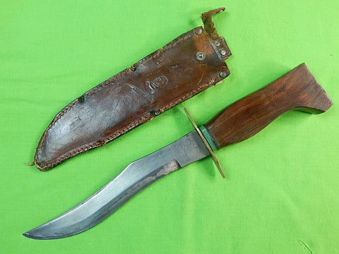 Vintage German Germany Pic Solingen Siberian Skinner Hunting Knife & Sheath