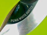Vintage German Germany Puma White Hunter Bowie Stag Hunting Knife w/ Sheath