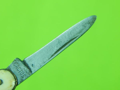 cactus in german Vintage German Germany Solingen Cactus 2 Blade Folding Pocket Knife –  ANTIQUE & MILITARY FROM BLACKSWAN