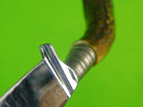 Vintage German Germany Solingen Small Hunting Boot Knife w/ Sheath