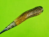 Vintage German Germany Solingen Small Hunting Boot Knife w/ Sheath