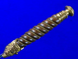 Vintage Hungarian Hungary Presentation Dagger Knife w/ Scabbard