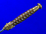Vintage Hungarian Hungary Presentation Dagger Knife w/ Scabbard