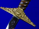 Vintage Hungarian Hungary Presentation Dagger Knife w/ Scabbard