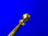 Vintage Hungarian Hungary Presentation Dagger Knife w/ Scabbard