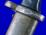 Vintage Izrael Model 1949 Bayonet Fighting Knife German Germany WW2 Mauser K98