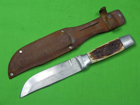 Vintage Japan Japanese Made Hunting Knife & Sheath