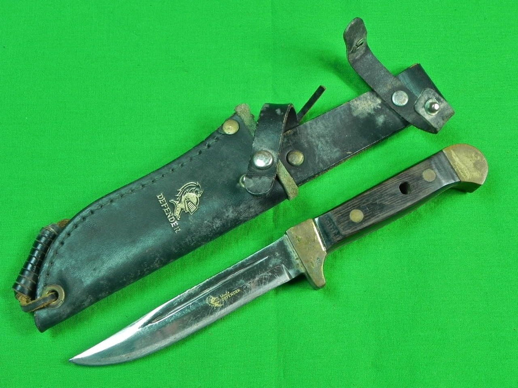 Vintage Japanese Japan IDEAL'S DEFENDER Fighting Knife w/ Sheath