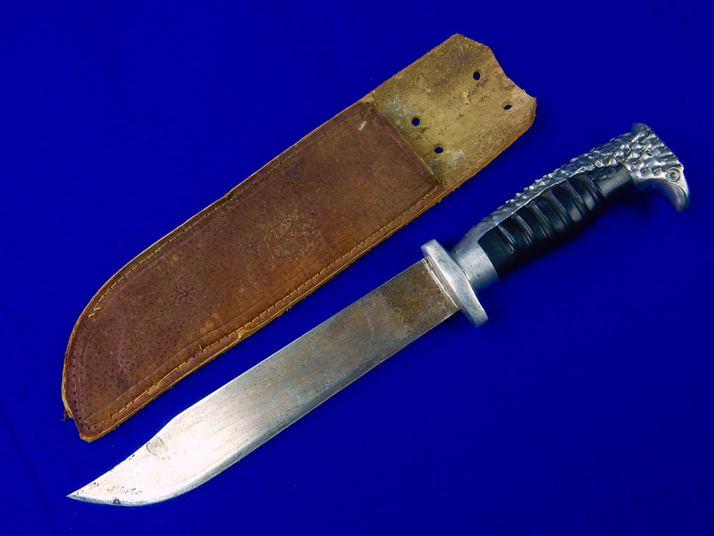 Vintage Mexican Mexico Eagle Head Fighting Hunting Knife – ANTIQUE &  MILITARY FROM BLACKSWAN