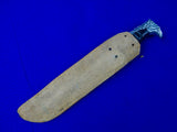 Vintage Mexican Mexico Eagle Head Fighting Hunting Knife