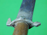 Vintage Middle Eastern East Custom Made Fighting Knife Dagger w/ Scabbard