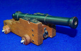 Vintage Model of Civil War Antique 19 Century Cannon Military Decor 