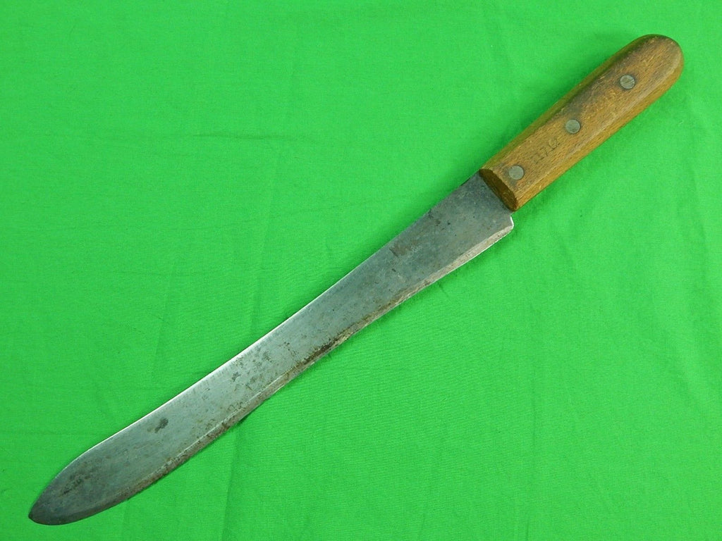 Vintage Old Dexter Southbridge Mass Huge Chef's Kitchen Knife