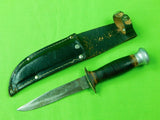 Vintage Old Fighting Knife w/ Sheath