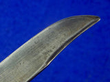 Vintage Old US Custom Made Handmade Hunting Hunter Knife w/ Sheath
