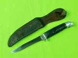 Vintage Old US Early West-Cut Hunting Knife w/ Sheath