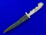 Vintage Philippines US Veteran's Brought Back Fighting Knife w/ Sheath