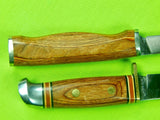 Vintage Sharp Brand Japan Made Sportsman's Matched 2 Knife Hunting Fishing Set
