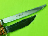 Vintage Sharp Brand Japan Made Sportsman's Matched 2 Knife Hunting Fishing Set