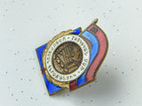 Vintage Soviet Russian 1960's Excellence Excellent Armenian Republic Badge Pin
