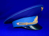 Vintage Soviet Union Russian Russia USSR Air Force General Visor Hat Cap