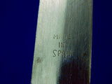 Vintage Spanish Spain Fairbairn Sykes Stiletto Fighting Knife w/ Sheath