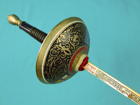 Vintage Spanish Spain Toledo Engraved Fencing Sword Rapier 2