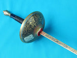 Vintage Spanish Spanish Toledo Engraved Fencing Sword Rapier 1