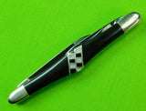 Vintage US 2002 Case XX EX2156 SS Tuxedo Pen Folding Pocket Knife Exotic Jet