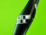 Vintage US 2002 Case XX EX2156 SS Tuxedo Pen Folding Pocket Knife Exotic Jet