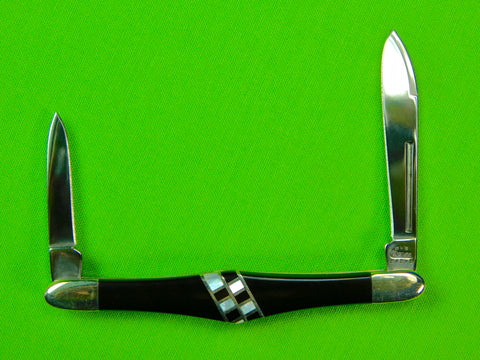 Vintage US 2002 Case XX EX2156 SS Tuxedo Pen Folding Pocket Knife Exotic Jet