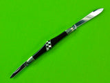 Vintage US 2002 Case XX EX2156 SS Tuxedo Pen Folding Pocket Knife Exotic Jet