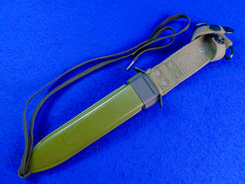 Vintage US Bayonet Fighting Knife Plastic Scabbard Sheath