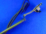 Vintage US Bayonet Fighting Knife Plastic Scabbard Sheath