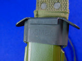 Vintage US Bayonet Fighting Knife Plastic Scabbard Sheath
