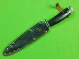 Vintage US CASE XX 2 Finn Small Hunting Knife & Sheath