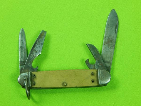 Vintage US Camillus Folding Pocket Multi Blade Knife Tool