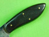 Vintage US Custom Hand Made HALE Hunting Fighting Knife & Sheath