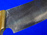 Vintage US Custom Handmade Hunting Bowie Knife w/ Sheath