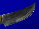 Vintage US Custom Handmade Hunting Bowie Knife w/ Sheath
