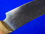 Vintage US Custom Handmade Hunting Bowie Knife w/ Sheath