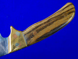 Vintage US Custom Handmade Hunting Bowie Knife w/ Sheath